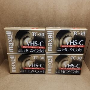 Maxell VHS-C Premium High Grade Tapes